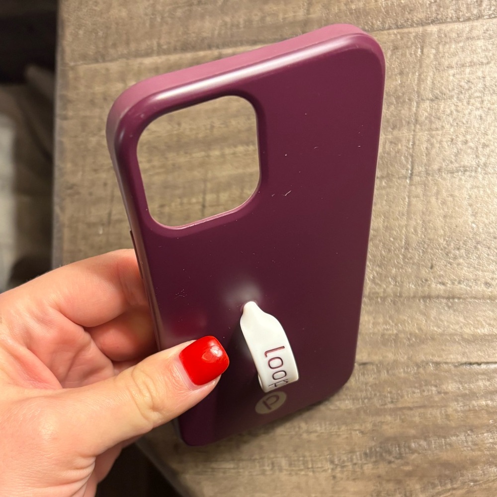 Loopy iPhone 12 Pro case Burgundy - Picture 4 of 7